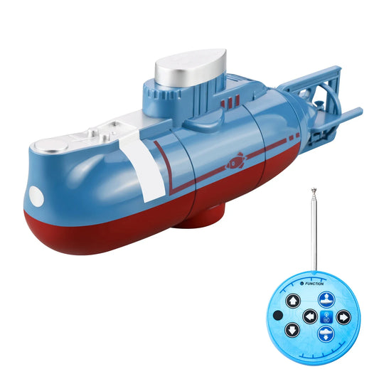 Mini RC Submarine Toy Radio Remote Control Tourism Boat Diving Waterproof for Indoor Fish Tank Bathtub Water Kids Birthday Gifts